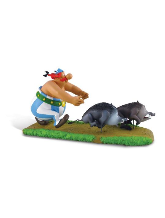 Figurine le déjeuner d'obelix main product photo