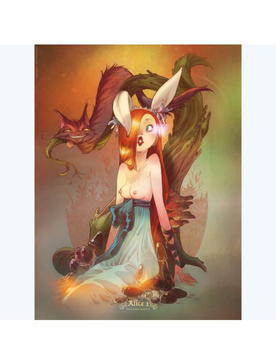 Affiche Alice N°1 ; Barbucci ; 30x40 main product photo