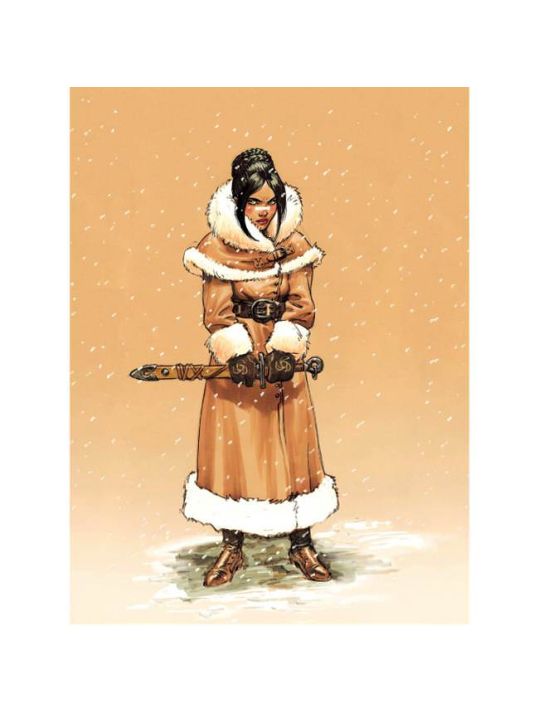 Affiche Sillage sous la neige ; Buchet ; Signée & Numérotée 379ex. ; 30x40 main product photo