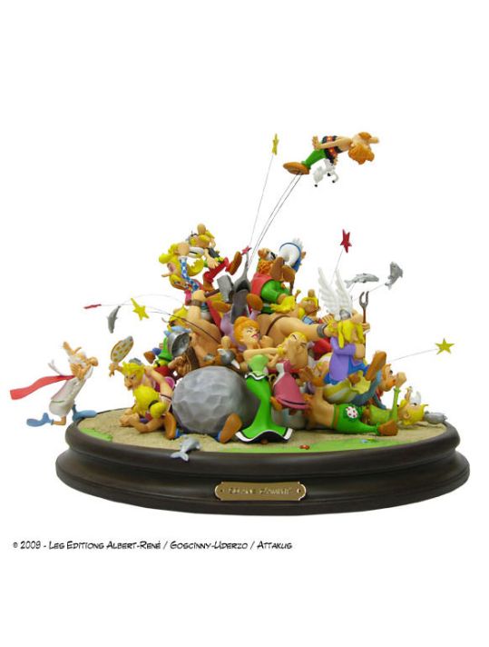 figurine Bagarre Astérix couleur main product photo