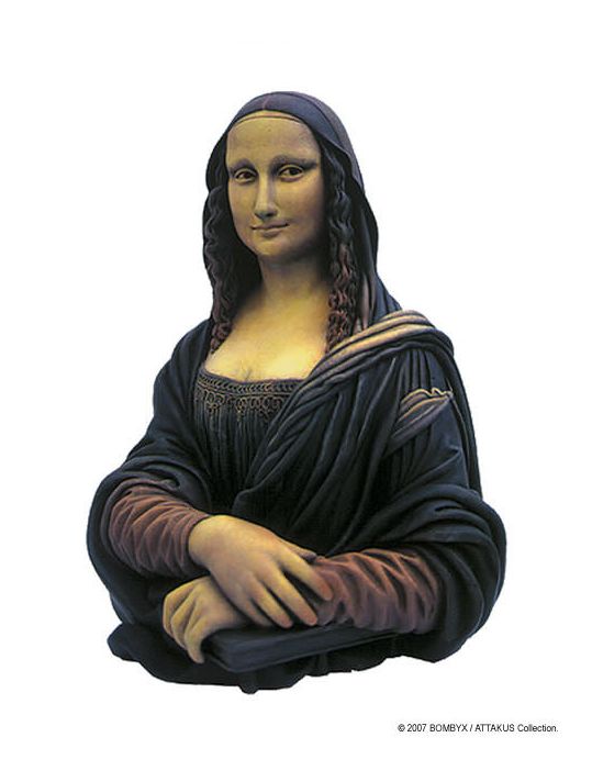 figurine MONA-LISA couleur main product photo