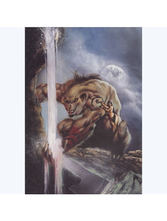 Affiche Le Monstre ; Civiello; ; Fali ; 50x70 main product photo