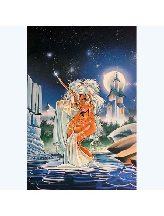 Affiche Clair ; lune ; Crisse ; 40x60 main product photo