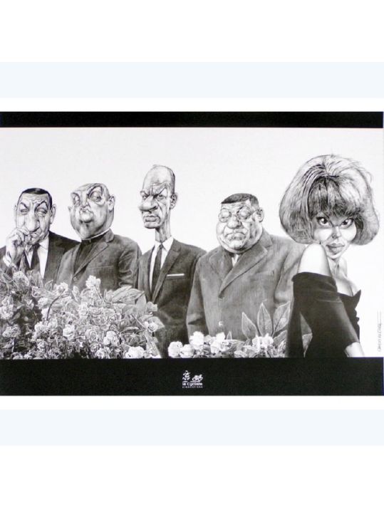 Affiche Les Barbouzes ; Da Costa ; 30x40 main product photo
