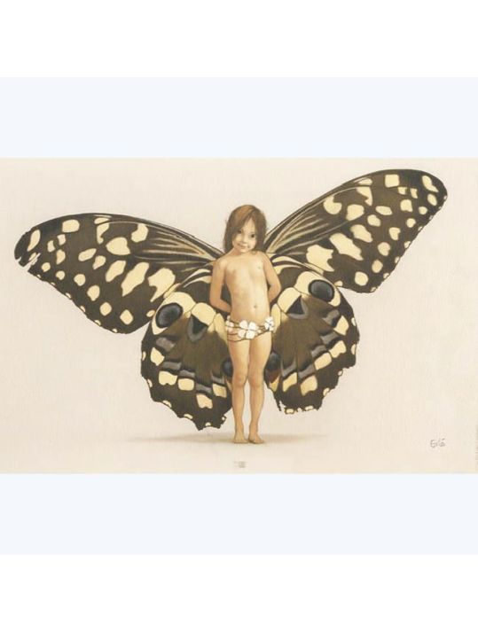 Affiche Fée n° 1 Papillon ; Erlé ; 20x30 main product photo