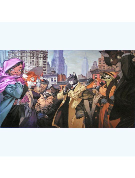 Affiche New Yord Couleur ; Guarnido ; 60x80 main product photo