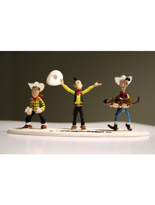 Figurine L'EVOLUTION DE LUCKY LUKE main product photo