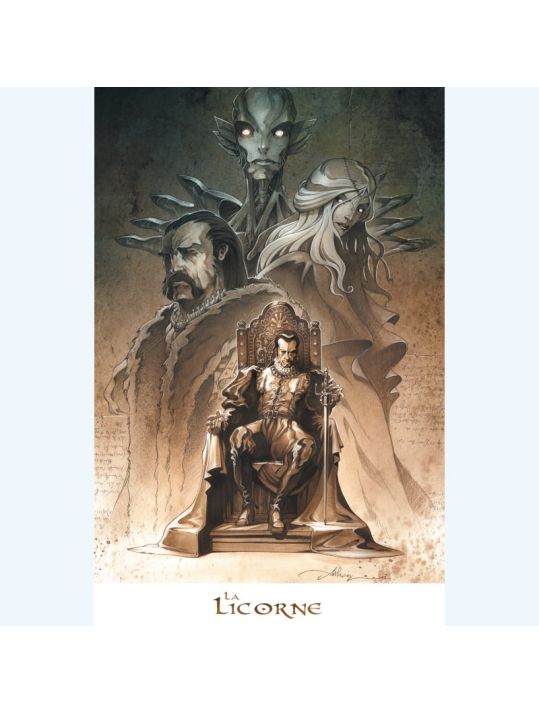 Affiche la Licorne ; Anthony ; 50x70 main product photo