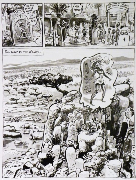 Planche originale Le Landais Volant tome 1 - p°44 main product photo