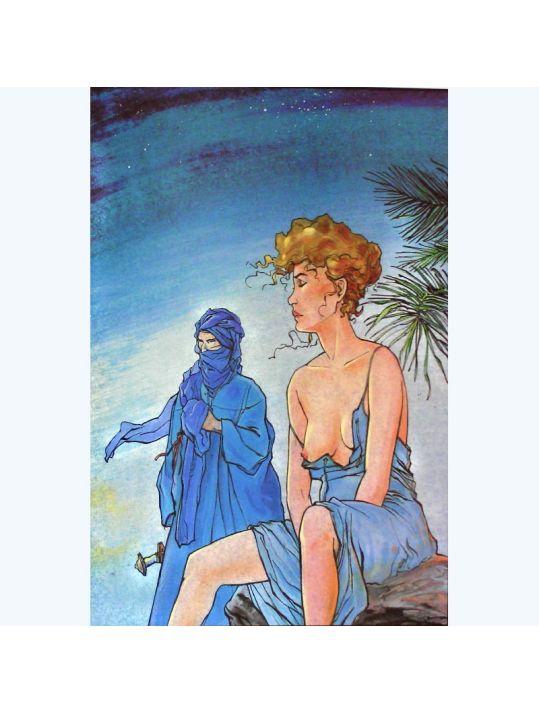 Affiche Touareg ; Lax ; Signée & Numérotée 100 ex. ; 50x70 main product photo