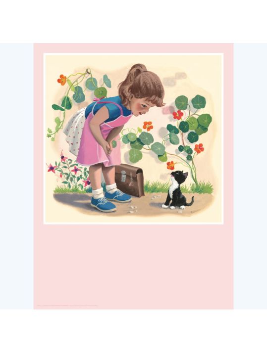 Affiche Martine et le chat ; Marlier ; 30x40 main product photo