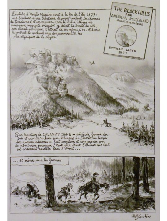 Planche originale Martha Jane Cannary 1877-1903 tome 3 - p° 23 main product photo