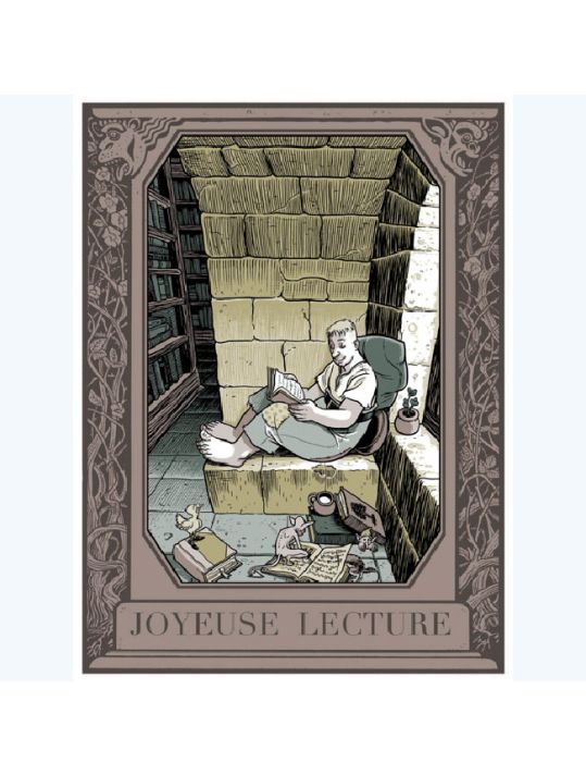Sérigraphie Joyeux Lecture ; Medley Linda ; Signée & Numérotée 77 ex. ; 33,5x44,5 main product photo