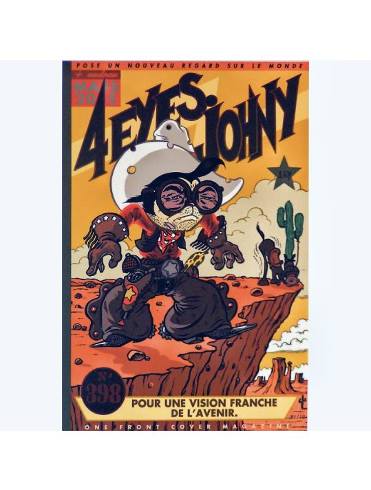 Affiche 4 Eyes Johnny ; Mezzo ; Signée & Numérotée 100 ex. ; 30x40 main product photo