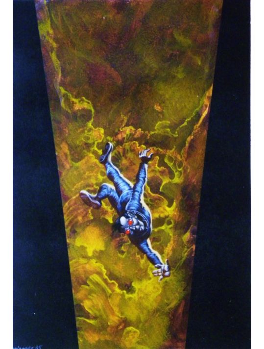 Illustration couverture originale Le Léviathan De l' Espace main product photo