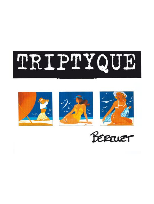 Portfolio Berthet triptyque - Pin-up - Signé & Numéroté 1000ex. - 24x30 main product photo