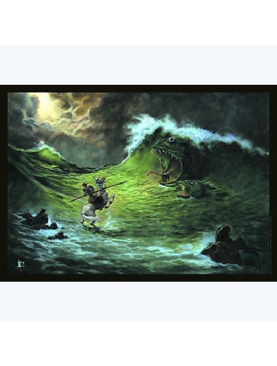 Affiche Don Quichotte N° 1 Batalla en el mar ; Prado ; 50x70 main product photo