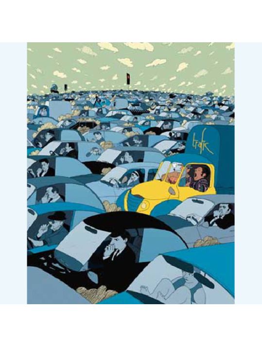 Affiche Trafic ; Prudhomme ; 40x50 main product photo