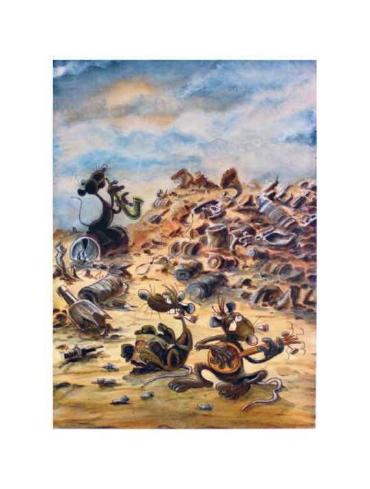 Affiche Le Jazz ; P'tiluc ; 50x70 main product photo