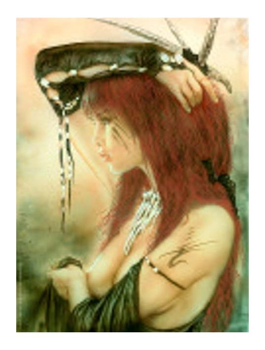 Affiche 'Los ojos del Unicornio-4 ; Royo ; 50x70 main product photo