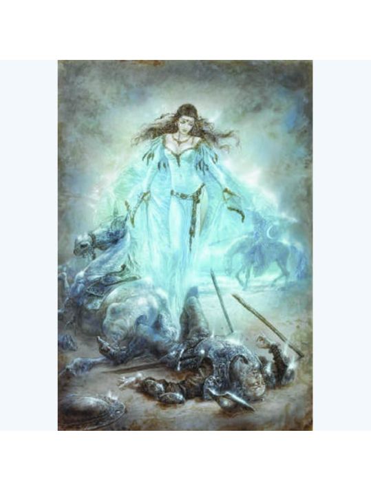 Affiche El caballero ; la blanca luna ; Royo ; 50x70 main product photo