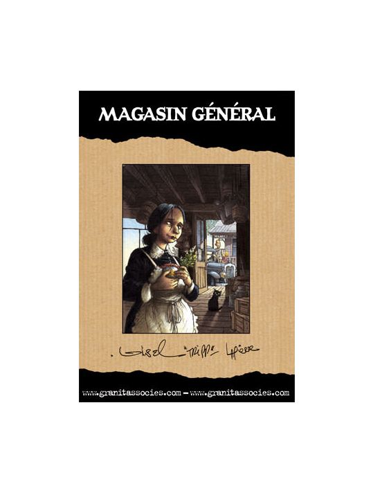 Pochette Magasin Cartes Postales Magasin Général - Loisel et Tripp - 500ex. - 10x15 main product photo