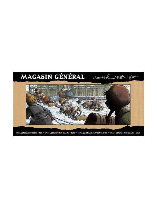 Pochette Magasin Cartes Postales Magasin Général - Loisel et Tripp - 500ex. - 11x23 main product photo