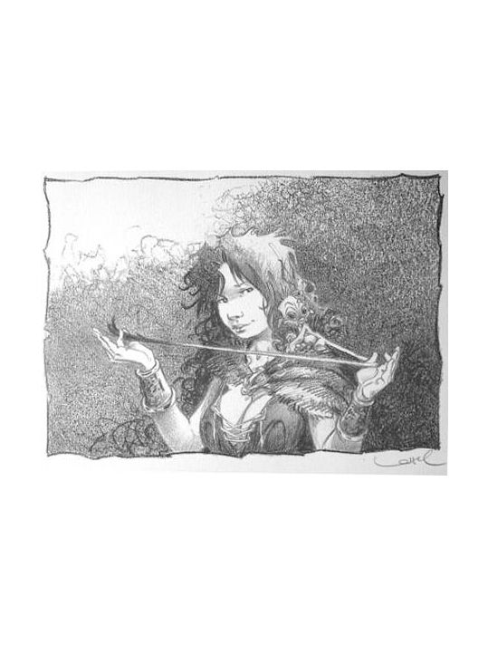 Signet Pélisse - signé par Loisel - 24x32 main product photo