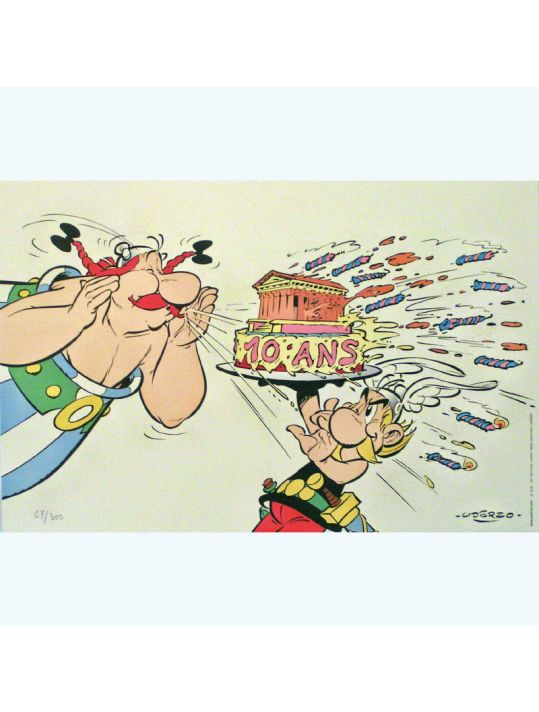 Affiche Nîmes 2011 Astérix et Obélix ; Uderzo ; 40x60 main product photo