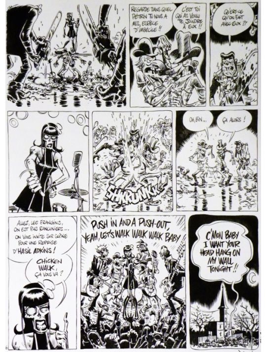 Planche originale The Zumbies tome 1 p°45 main product photo