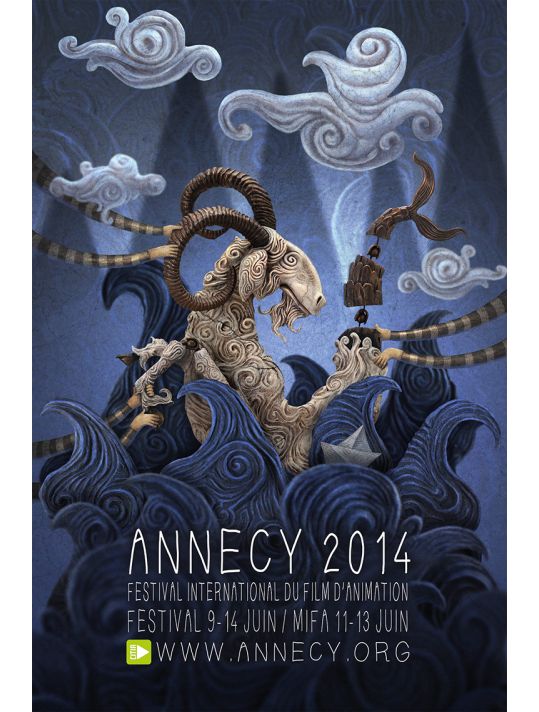 Affiche Festival animation Annecy 2014 40x60 cm main product photo