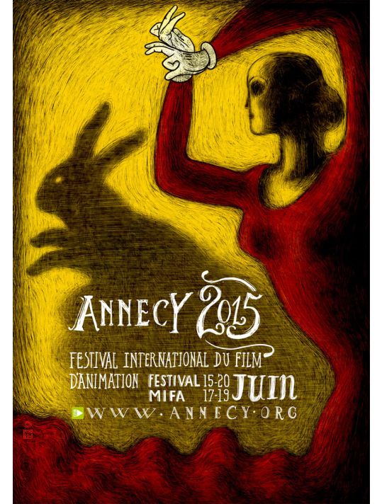 Affiche festival animation Annecy 2015 40x60 cm main product photo