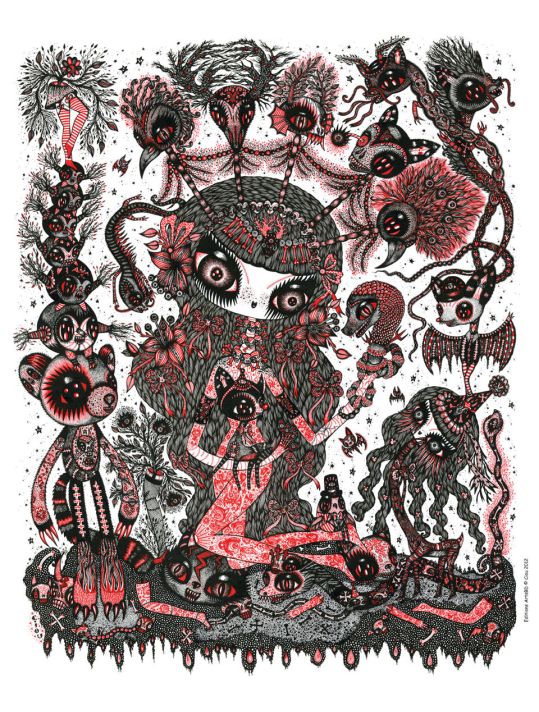 Affiche de Ciou "Engrave spirit into the flesh" main product photo