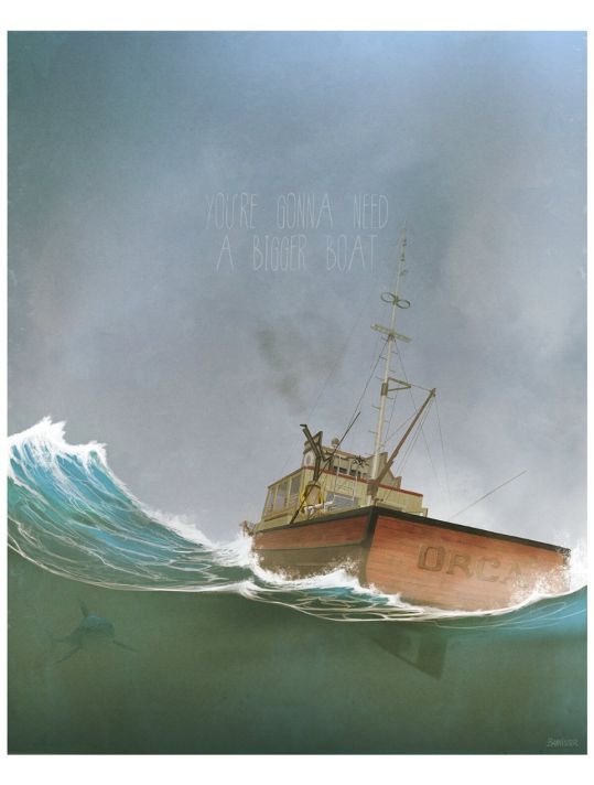 Affiche Banncars Jaws / Dent de la mer main product photo