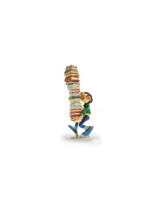 Gaston et sa colonne de livres main product photo