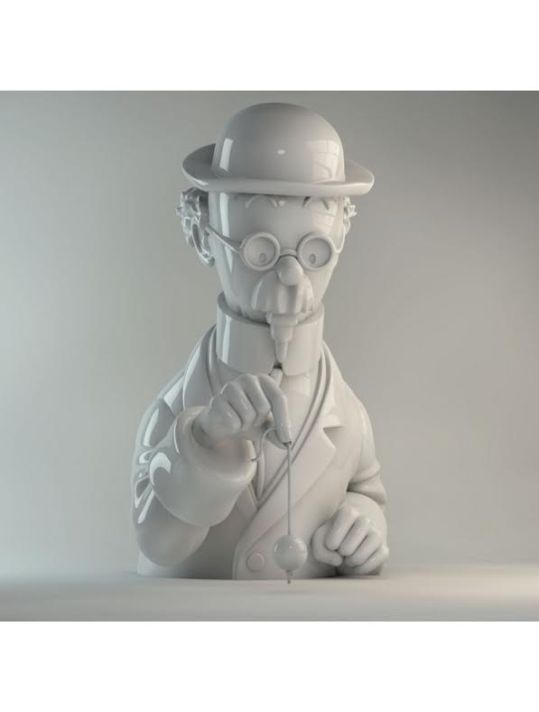Figurine Tournesol brillant en porcelaine main product photo