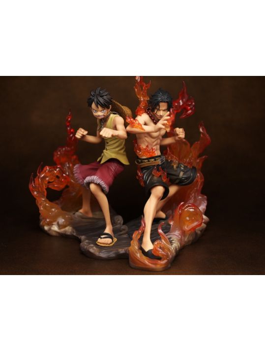 One Piece - Figurine DX - Monkey D. Luffy et Portgas D. Ace main product photo