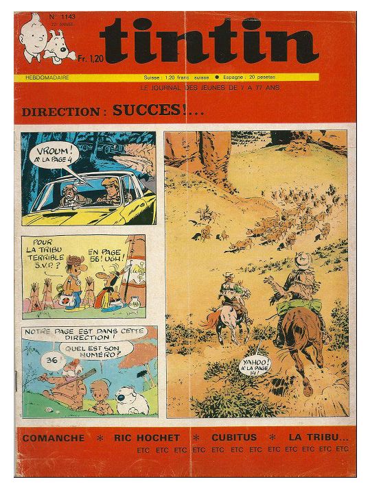 Le journal de Tintin n°1143 main product photo