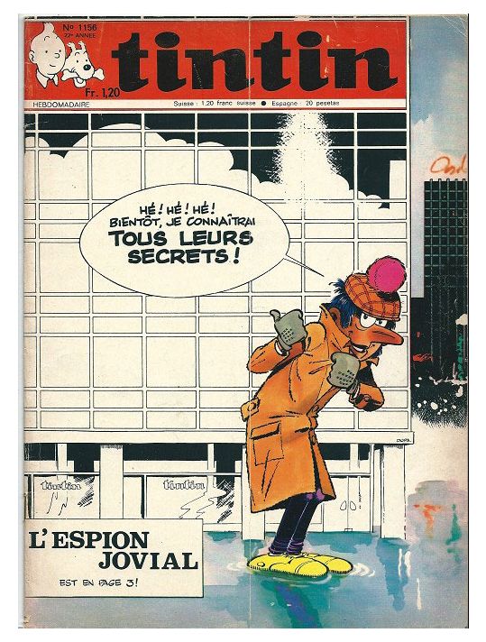 Le journal de Tintin n°1156 main product photo
