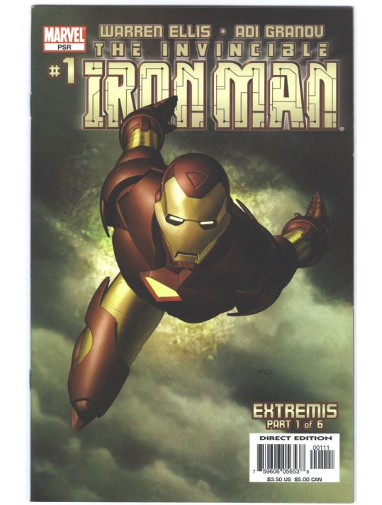 The Invincible Iron Man - Extremis tome 1 (en anglais) main product photo