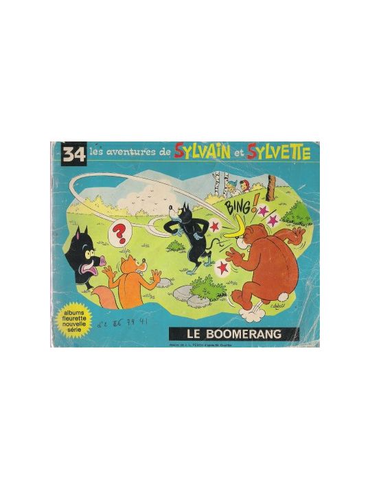 Sylvain et Sylvette (03-série : Fleurette nouvelle série) tome 34 - Le boomerang (éd. 1970) main product photo