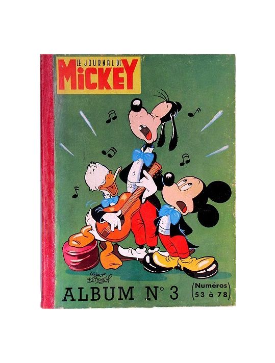 (Recueil) Mickey (Le Journal de) tome 3 - Album n°3 (n°53 à 78) (éd. 1953) main product photo