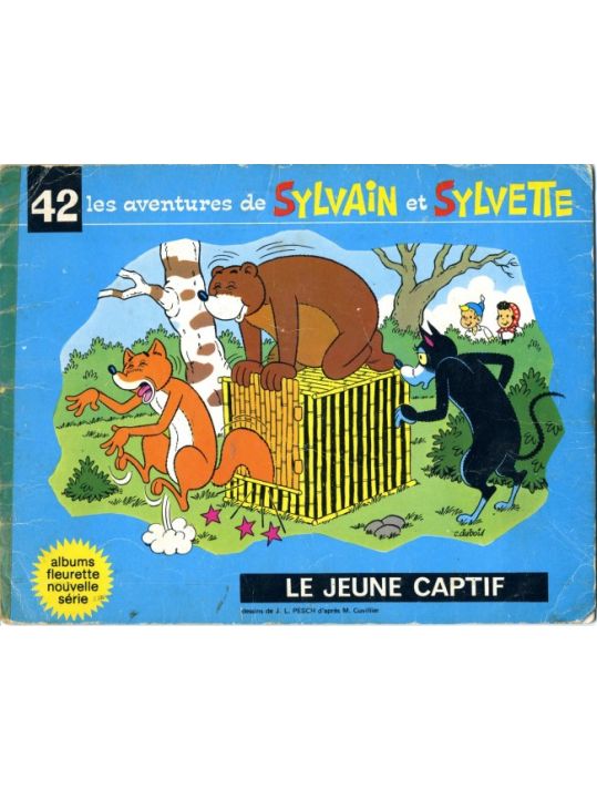 Sylvain et Sylvette (03-série : Fleurette nouvelle série) tome 42 - Le jeune captif (éd. 1971) main product photo