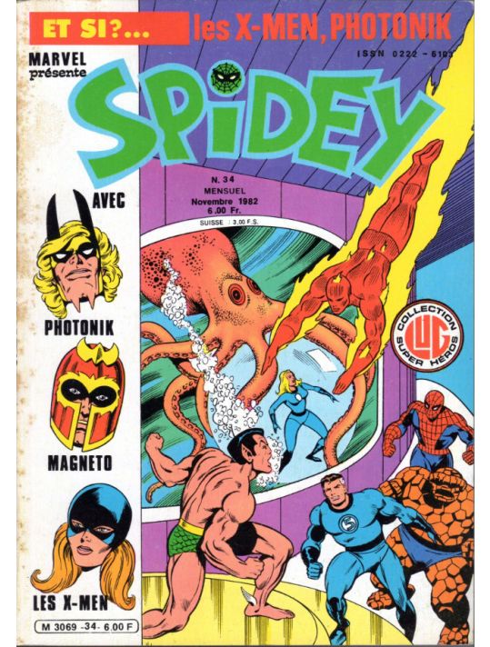 Spidey tome 34 - Spidey 34 (éd. 1982) main product photo