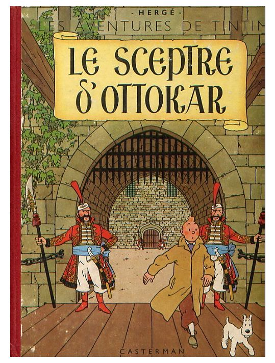 Tintin (Historique) tome 8 - Le sceptre d'Ottokar (éd. 1947) main product photo