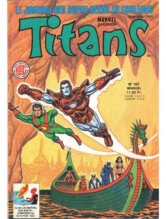 Titans tome 107 - Titans 107 (éd. 1987) main product photo