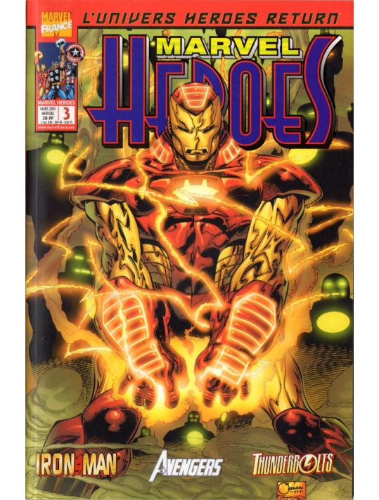 Marvel Heroes (1re série) tome 3 - Jeux dangereux (éd. 2001) main product photo