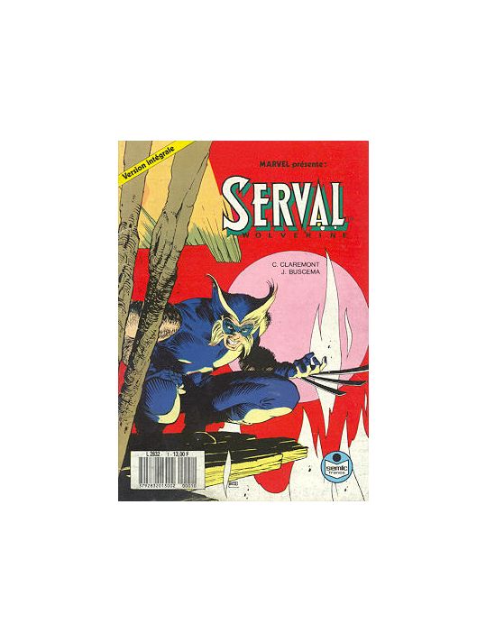 Serval-Wolverine tome 1 - Serval 1 (éd. 1989) main product photo