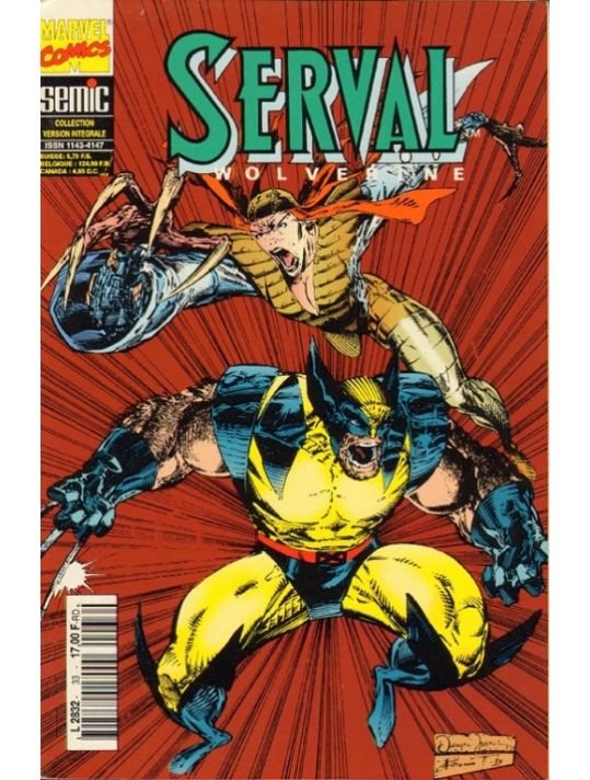 Serval-Wolverine tome 33 - Serval 33 (éd. 1995) main product photo