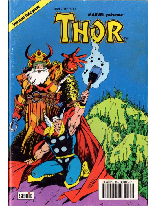Thor (3e Série - Lug/Semic) tome 15 - De crainte que ne meurent les cieux (éd. 1991) main product photo
